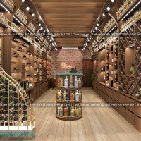 Thiết kế showroom rượu 9Wine - 43m2